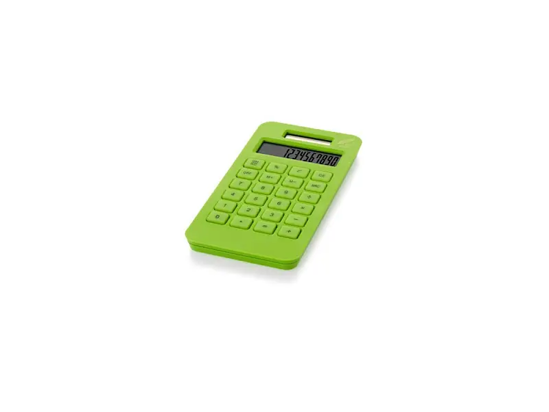 Калькулятор на солнечной батарее Summa, зеленое яблоко - 12341800