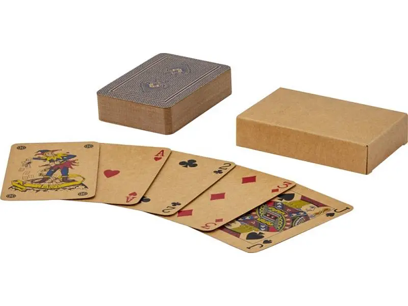 Набор игральных карт из крафт-бумаги Ace - Натуральный - 10456206