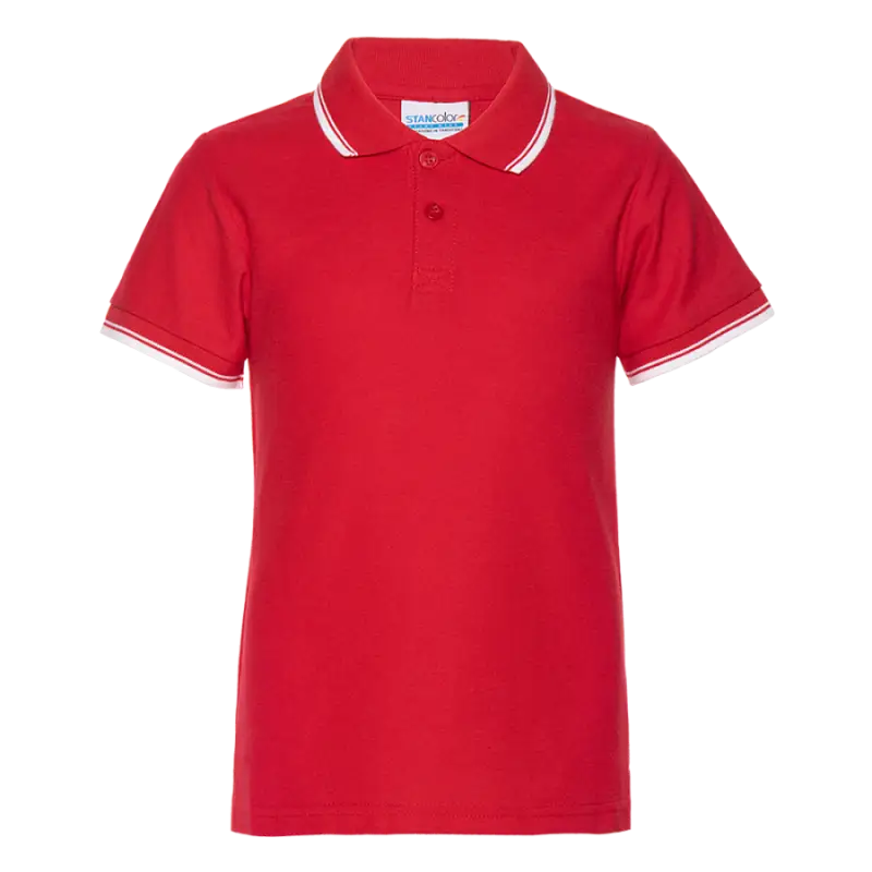 Рубашка поло детская 04TJ_Красный (14) (6 лет) - 47940