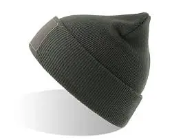 Шапка вязаная  двойная Wind-S с патчем