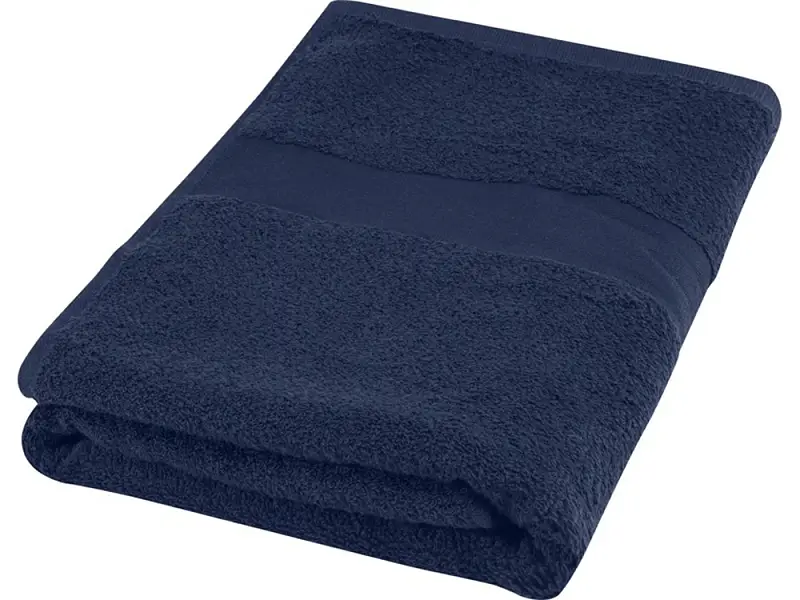 Хлопковое полотенце для ванной Amelia 70x140 см плотностью 450 г/м², темно-синий - 11700255
