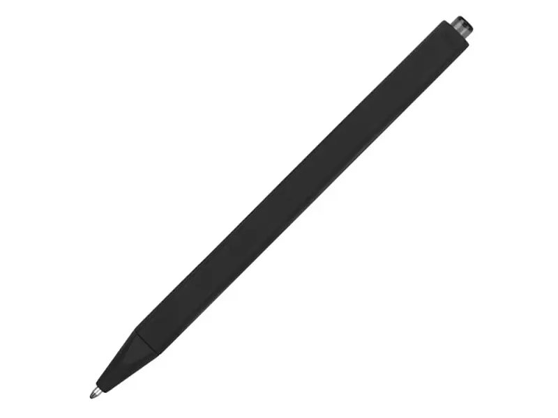 Ручка шариковая Pigra модель P01 PRR софт-тач, черный - p01prr-304