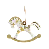 Ёлочная игрушка Лошадка (синий)