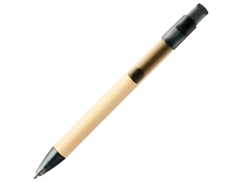 Шариковая ручка Safi из бумаги вторичной переработки, черный - 10758200