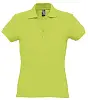 Рубашка поло женская Passion 170 ярко-зеленая, размер S