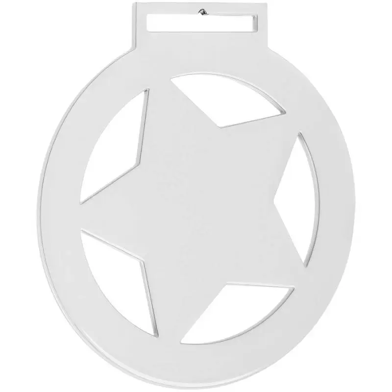 Медаль Steel Star, 8x8,6x0,2 см