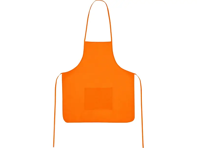 Фартук, оранжевый, плотность 80г/м2 - 839498