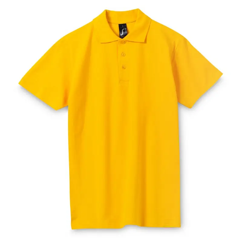 Рубашка поло мужская Spring 210 желтая, размер S - 1898.801