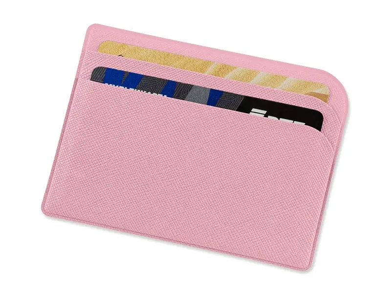 Картхолдер для 3-пластиковых карт Favor, розовый - 113111