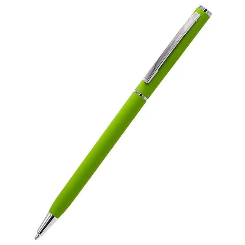 Ручка металлическая Tinny Soft софт-тач, тёмно-зелёная