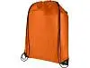 Рюкзак-мешок на шнурке Evergreen из переработанного нетканого материала, оранжевый