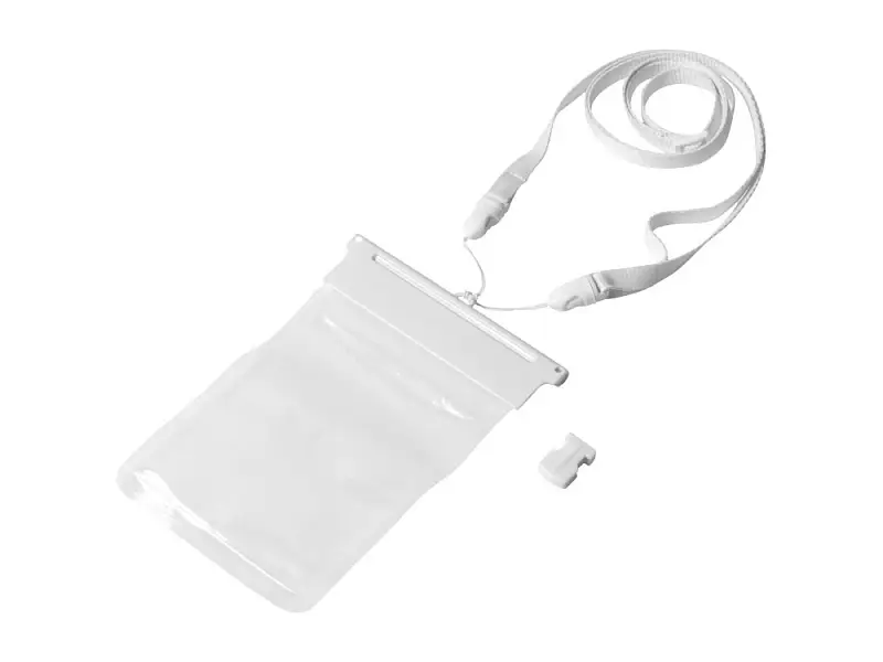 Чехол водонепроницаемый Splash для смартфонов, прозрачный/белый - 10819903