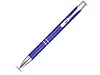 Алюминиевая шариковая кнопочная ручка Moneta, синие чернила, черный