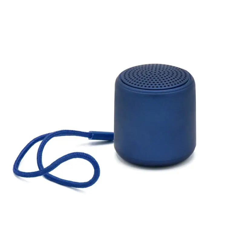 Беспроводная Bluetooth колонка Music TWS софт-тач, темно-синяя-S - 11018.15-S