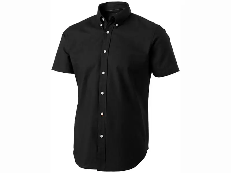 Рубашка Manitoba мужская с коротким рукавом, черный - 3816099XS