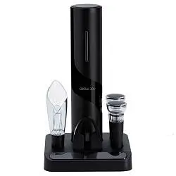 Винный набор Circle Joy Electric Wine Bottle Opener, штопор: 5х5х23 см; коробка: 23х29х7 см