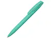 Шариковая ручка Coral Gum  с прорезиненным soft-touch корпусом и клипом., охра