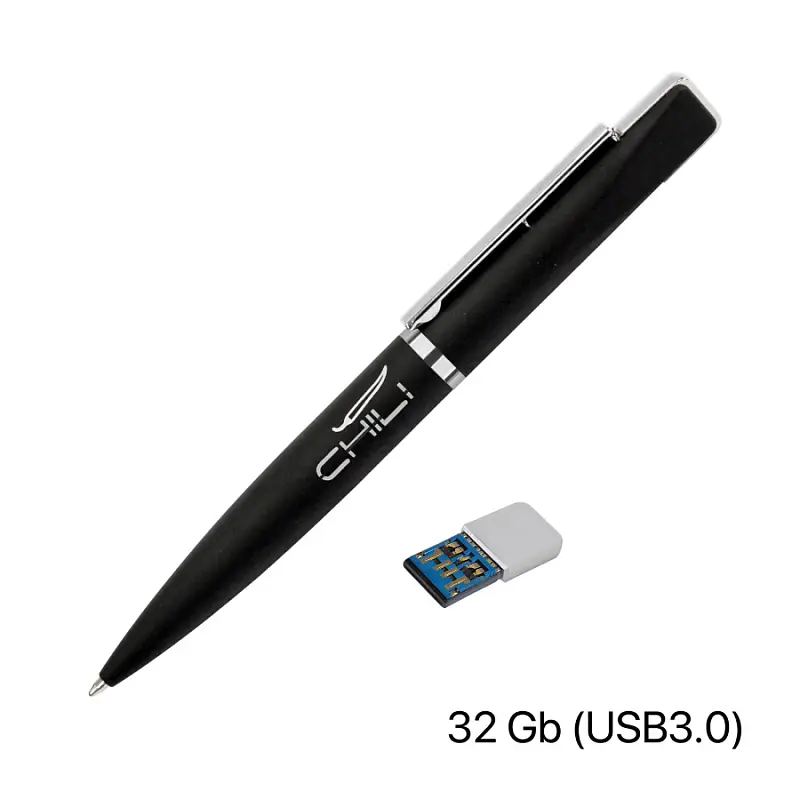 Ручка шариковая "Callisto" с флеш-картой 32Gb (USB3.0), покрытие soft touch - 6828-3S/32Gb3