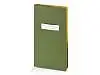 Еженедельник недатированный А6 Verde с нашивкой, зеленый