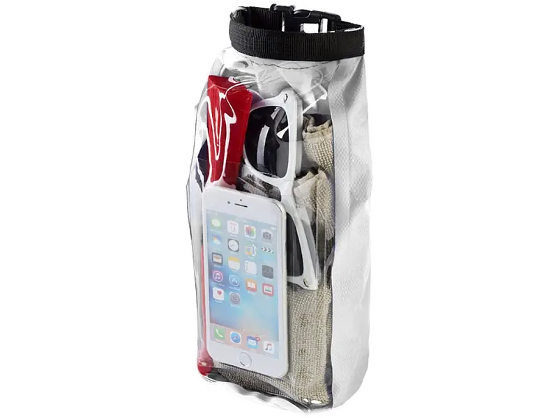 Туристическая водонепроницаемая сумка объемом 2 л, чехол для телефона, белый - 10055303