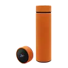 Термос Reactor софт-тач с датчиком температуры (оранжевый)